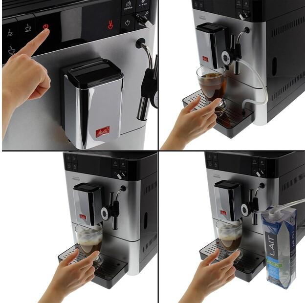 Kávovar Melitta Caffeo Passione stříbrný (F53/0-101)