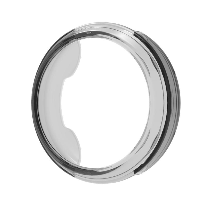 Чехол для смарт-часов TPU чехол для 2 половинного корпуса корпуса часов Рамка корпуса прозрачный черный