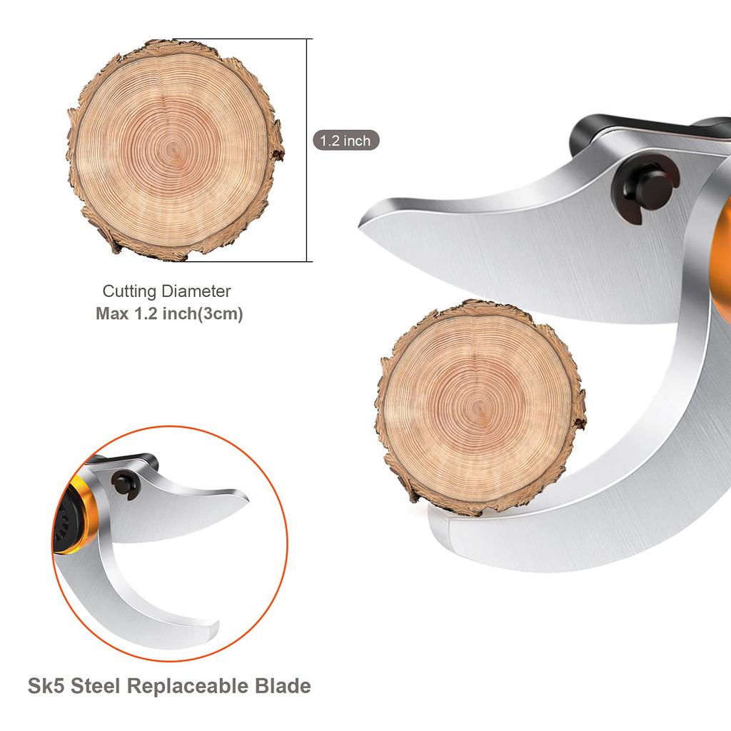 SK5 Electronic Pruning Shears Blades 30mm Sharp Cutting-Blade Accessory Designed for Pruning  Branches Trees Bonsai Fruit Garden Tool