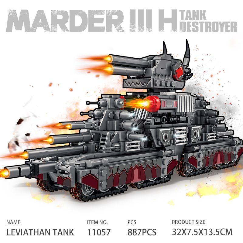 Tank World Ultimate KV44 Carl 44 Puzzle Giocattolo da Costruire KV99 Ultimate Leviathan