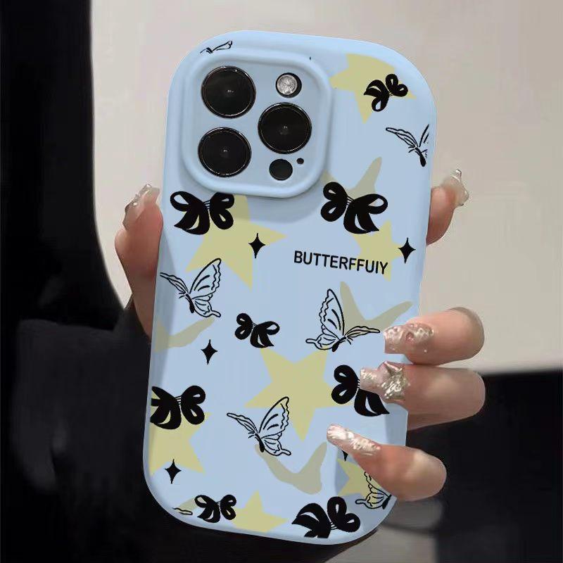 Compatible with Apple 16pro Cartoon 15promax Phone Case 14plus Creative 13 Matte 12pro11