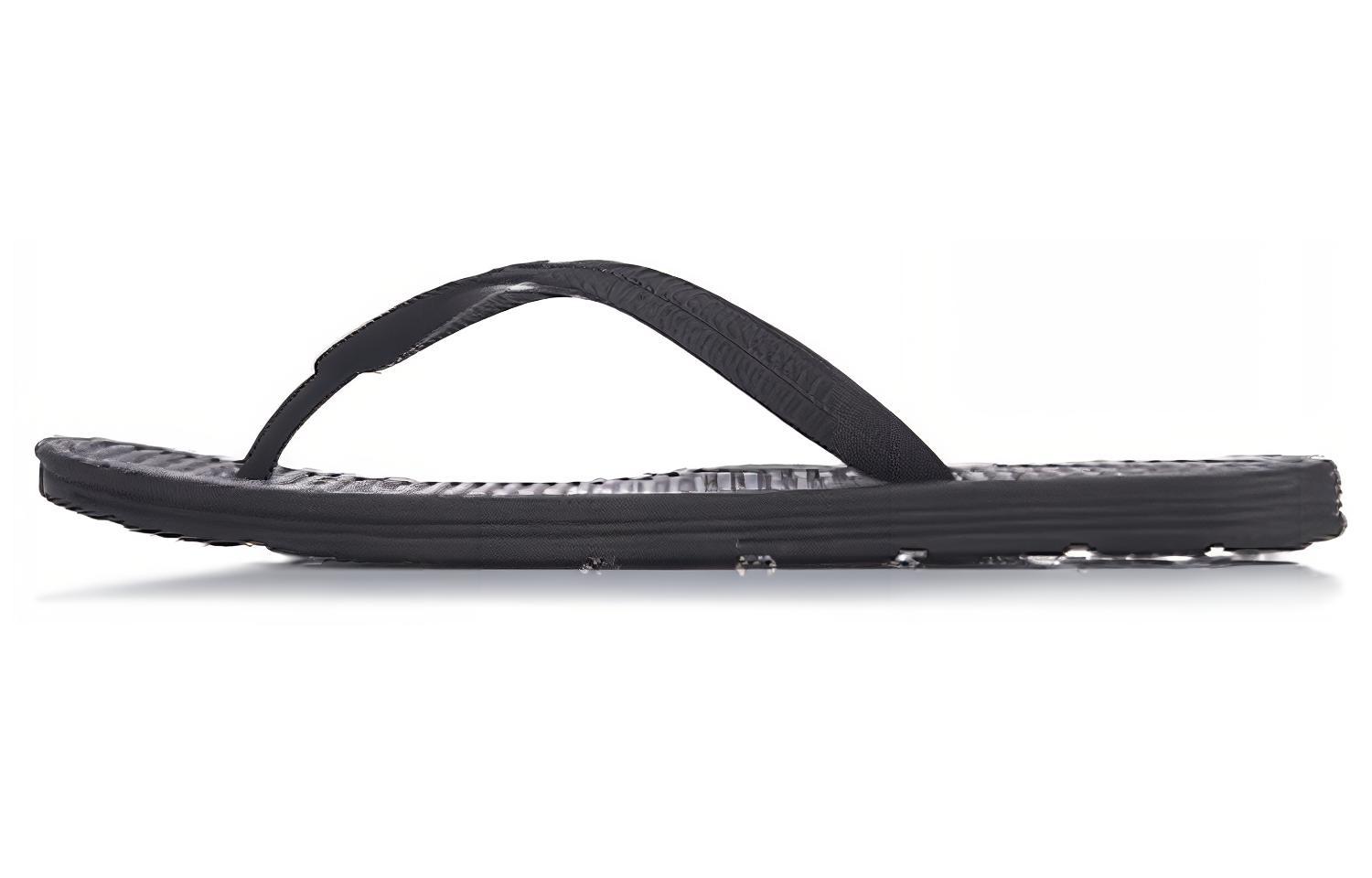 Мужские черные шлепанцы Li Ning Floper Quiet Slide AGAP003-3 43.5