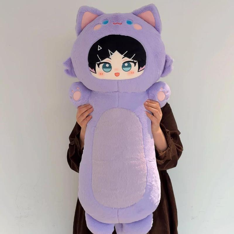 Faashion Valorant Clove Plush Sleep Pillow 80Cm Jeet Omen Stuffed Doll Gekko Cushion Birthday Xmas Gift Toy Home Decoration