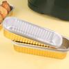 20/50Pcs Mini Loaf Pans Tin Foil Clear Snap-On Lids Pans with Disposable Aluminum Reusable Rectangle Foil