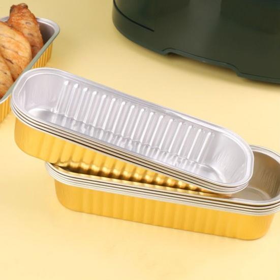 20/50Pcs Mini Loaf Pans Tin Foil Clear Snap-On Lids Pans with Disposable Aluminum Reusable Rectangle Foil