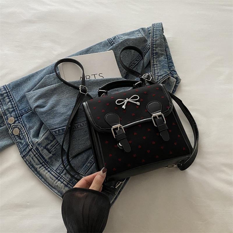 2025 New Trendy and Beautiful Casual Personalized Backpack Niche Fashion Portable Small Bag Women's Bag Student Bag