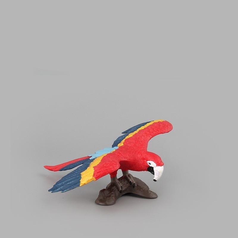 Parrot Kookaburra Model Set With Pvc Material For Childrens Educational Play And Collecting