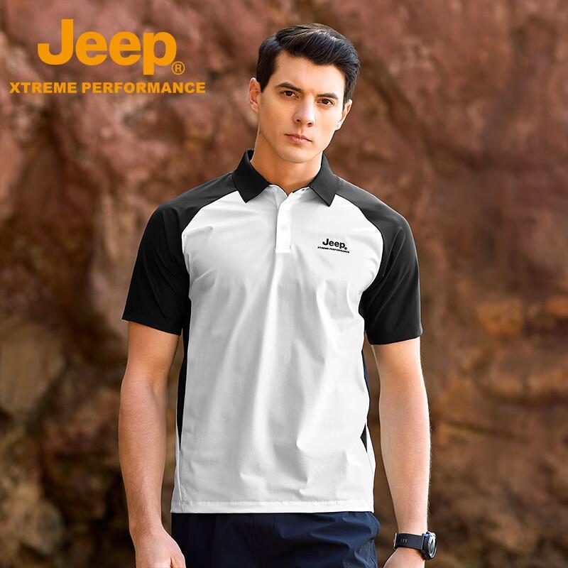 Jeep Men s UPF50+ Quick-Dry Breathable Polo Shirt 3XL