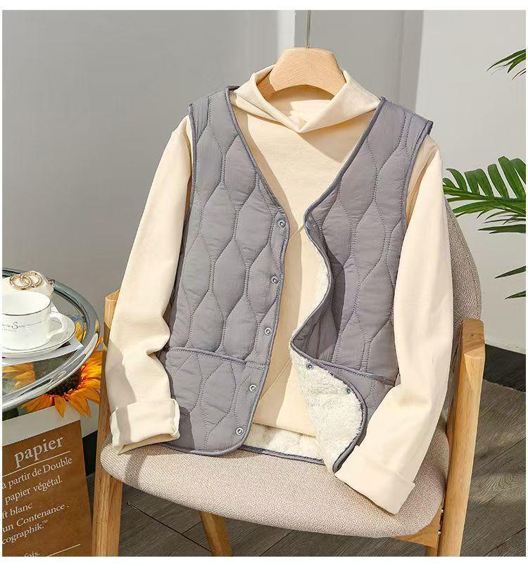 Dámská fleecem podšitá vesta slim-fit: Lehký, Hřejivý a Útulný pro Podzimní a Zimní Vrstvení