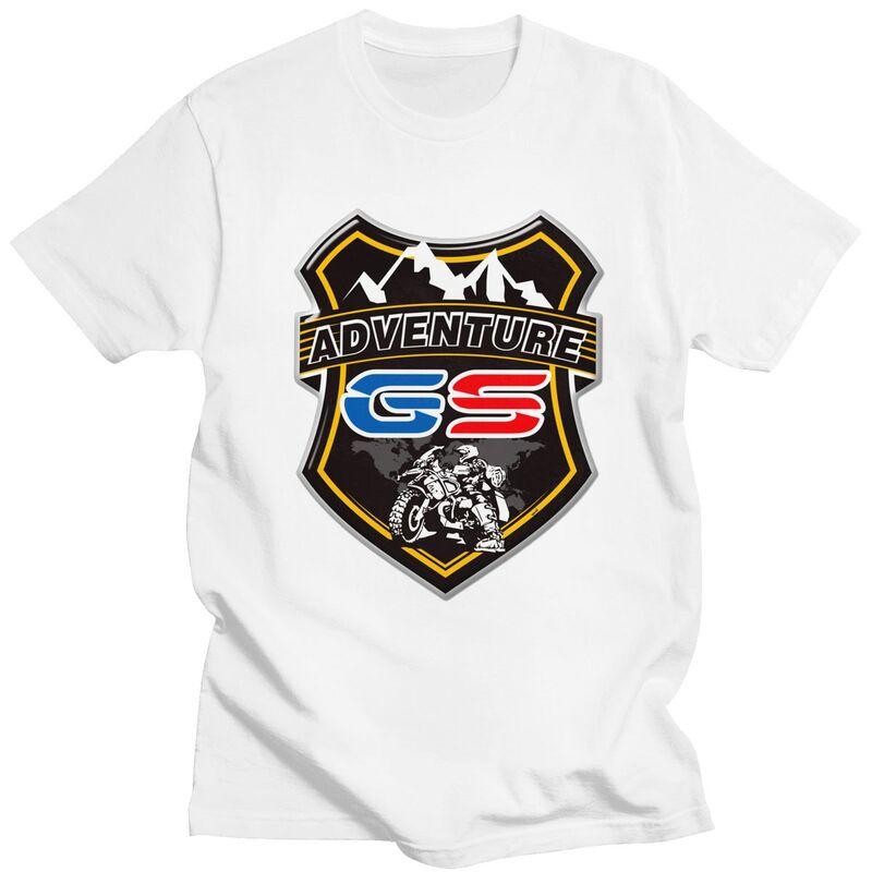 T-shirt Avventura Moto GS Personalizzate per Uomo 100% Cotone Magliette Biker Motorrad T-shirt Moda Abbigliamento