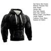 Yousheng Men Muscle Hoodie 3D Pattern Fuzzy Pullover Muscular Long Sleeve Warm Hooded Sweatshirt for Casual Sports Streetwear Fashion