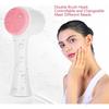 Double Sided Silicon Cleansing Brush Clean Exfoliating Massage Soft Face Pore Cleanse Blackhead Dry Wet Multi-purpose