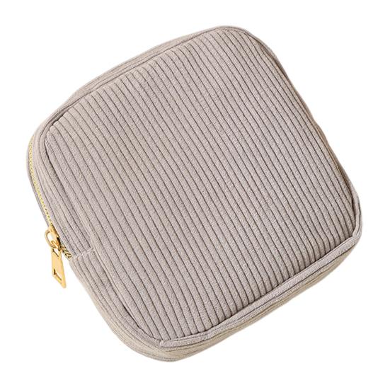 

Косметичка с застежкой-молнией, водонепроницаемая, портативная, компактная, дизайн, органайзер для гигиенических салфеток, сумка для хранения косметики серый