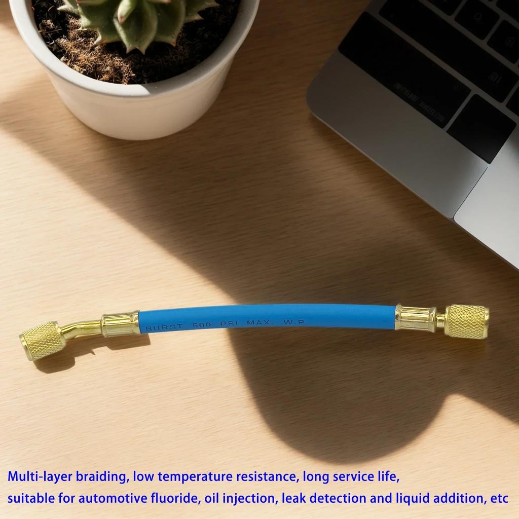 Two-inch 1/4-port refrigerant with ejector pin fluorinated tubing, R12 R22 oil filling, leak detection and dosing