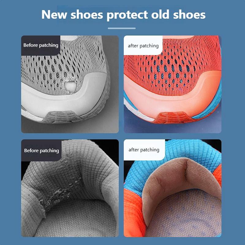 Shoe Patch Vamp Repair Sticker Subsidy Sticky Shoes Insoles Heel Protector Heel Hole Repair Lined Anti-Wear Heel
