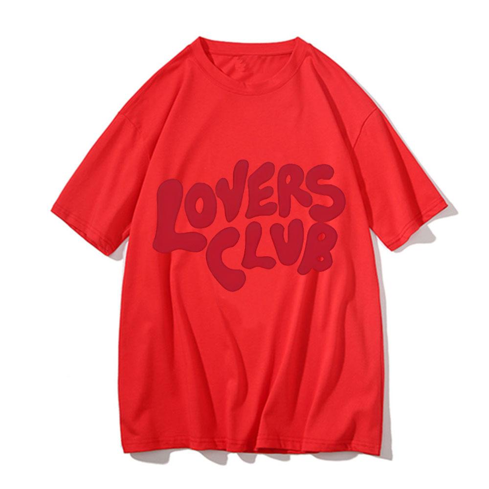 Niall Horan Lovers Club Summer New Harajuku  Unisex's  Unisex's T-shirt Unisex Cotton Tops Short-sleeved Crewneck T Shirt Streetwear Unisex