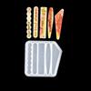 Barrettes Silicone Molds Geometric Hair Clips Epoxy Resin Mold For Diy Hairpin Crafts Jewelry Making Crafting Mold Accessorires
