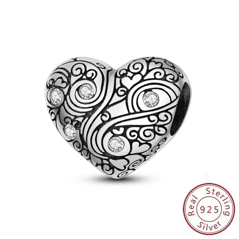 Charm Pendant Copper Tree Of Life Love Happy Family Charm Bead Fit Original Bracelet Necklace Diy Jewelry For Women