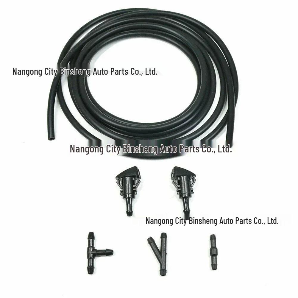 4805742AB Windshield Wiper Washer Nozzle & Hose for Dodge/Chrysler/Jeep Cars