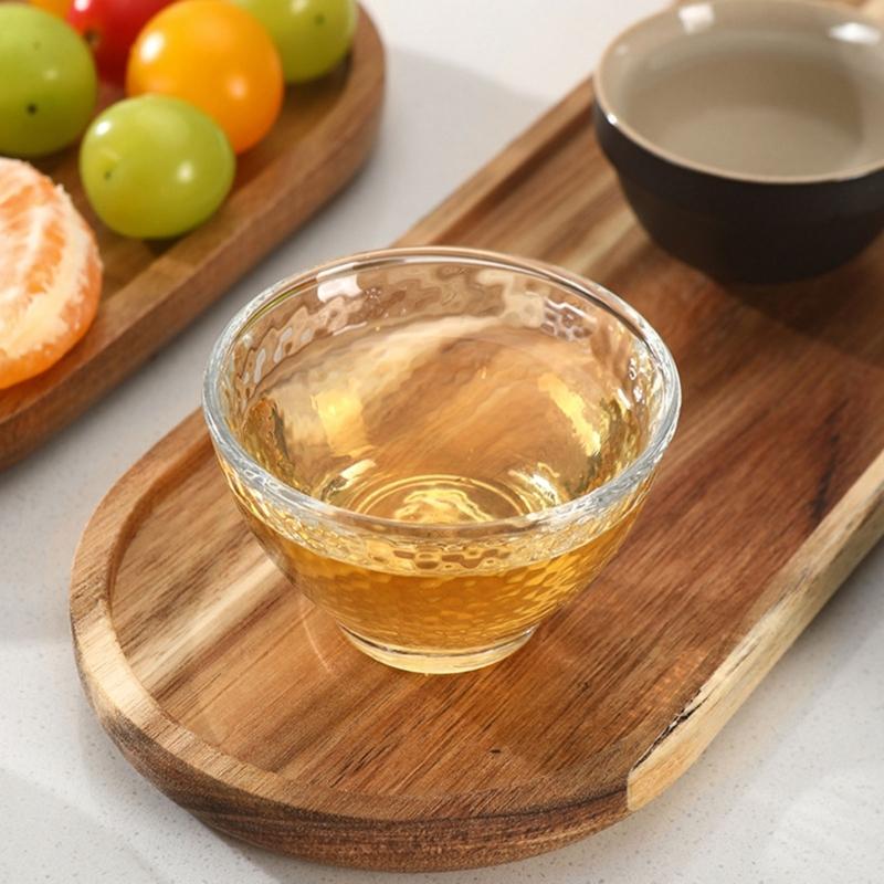Natural Wood Display Tray Portable Kitchen Storage Plate for Tableware and Cups Japanese Inspired Home Adults Use
