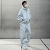 Men's Spring & Autumn Thick Casual Sports Set: Loose Hooded Jacket with Sweatpants