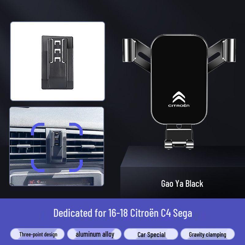 

Citroën Car Phone Holder Accessories: Elysee, C4, Sega, C4L, Tianyi, C5, Versailles Silver