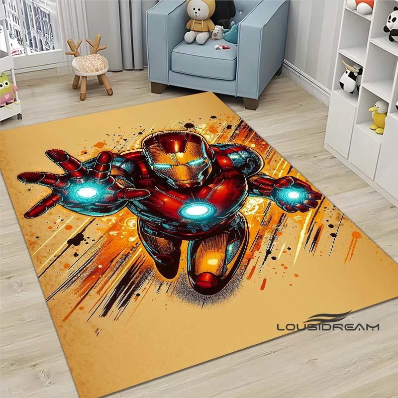 

Iron Man Cartoon Rug — Perfect for Living Rooms & Bedrooms | Cute Non-Slip Mat — Ideal for Kitchens, Entryways, or Kids Rooms | 60x90cm