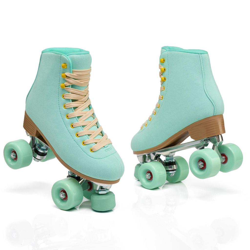 New Double Row Adult & Youth Roller Skates with Metal Bracket - Comfortable, Breathable, Durable Design, Now In Stock