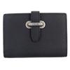 Excellent Dior Normandie Card Case Logo Leather Card Holder Black Mens 2LLCH187KEN Used