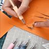1pcs Wrapping Cutting Utility Pen Knife Retractable Press Hand Account Pen Knife Creative Art Paper Cutting Tool for Student