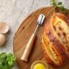 Bread Cutter French Bread Blades Kitchen Gadgets Normal Wood Long Handle Baking Accessory European Style Curved Arch Toast Knife