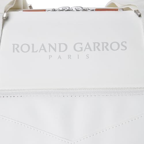 Wilson Super Tour Large Duffle Tennis and Badminton Racket Bag, Roland Garros, Cream/Clay