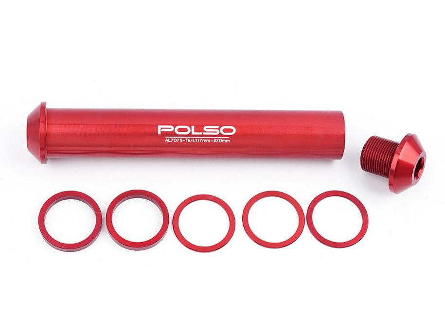 High-Strength BMX Thru-Axle Peg with 100x20 Aluminum Alloy Front Hub