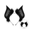 Ręcznie robiona opaska na głowę z uszami nietoperza Akcesoria do cosplayu dla dziewczyn-nietoperzy Uszy zwierzęcia Fursuit Maskarady Halloweenowa impreza cosplayowa