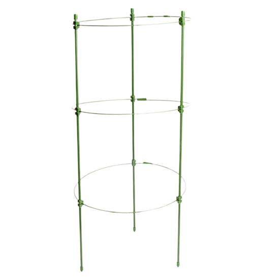 Plant Support Stand with Adjustable Rings Stable Construction Non-Fading Simple Installation Climbing Plants