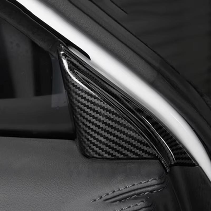 For Mazda CX-5 CX5 KF 2017 2018 2024 Car Front Door Inner Window Triangle Cover A Colum Sticker Trims