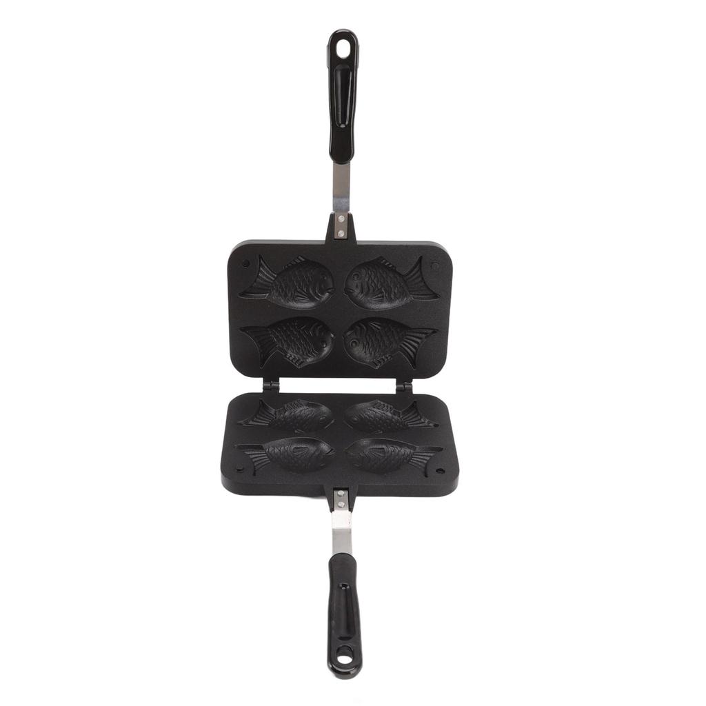 Taiyaki Fish Shape Cake Maker Non Stick Taiyaki Double Baking Pan Waffle Baking Mold