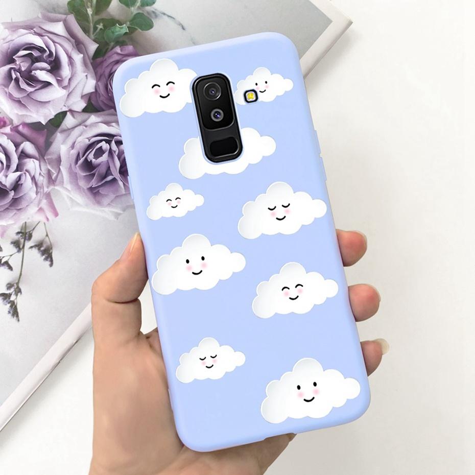 Fashion Case For Samsung Galaxy A6 Plus 2018 Soft Silicon TPU Back Cover For Samsung A6 2018 A 6 A6+ A6plus Phone Cases