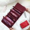 1Pc Portable Waterproof Hanging Cosmetic Bag - Large Capacity 4-in-1 Travel Toiletry Organizer