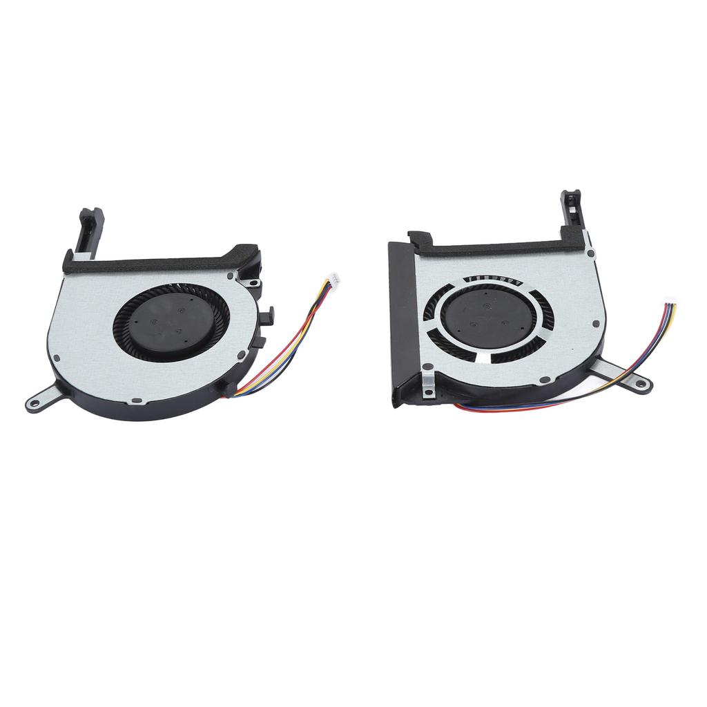 2pcs Laptop CPU GPU Cooling Fan 4 Pin Silent Efficient Replacement Laptop Cooling Fan for TUF