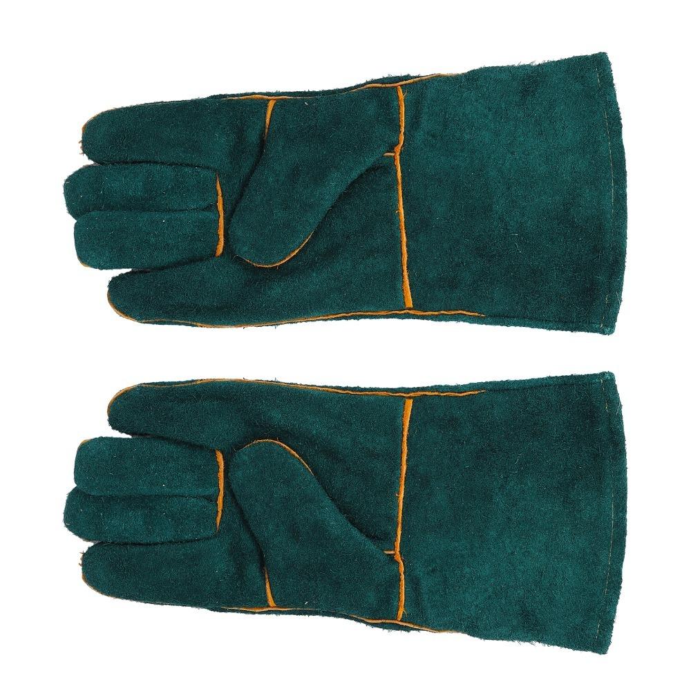 2 pcs Thickened Layer Animal Handling Gloves Small Size Scratch Tough Mitts Animal Training