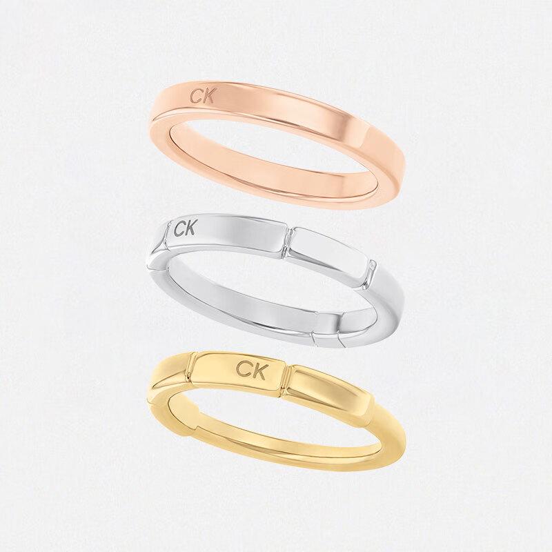 Calvin Klein Sweet Cool Cube Ring Set