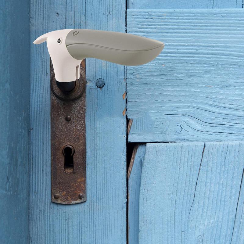 Anti-collision Soft Silicone Wrap Door Handle Cover Static-free Handle Sleeve  Safety Wall Protector For Bedroom Living Room