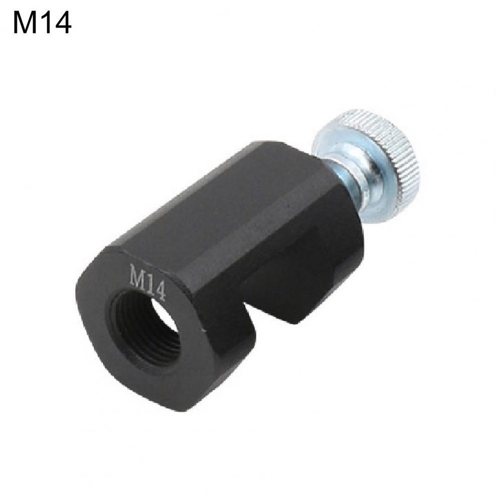 

1 шт. Мини ЧПУ алюминиевый матовый черный универсальный автомобильный двигатель свечи зажигания зазор суппорт инструмент M14/M12/M10 m14