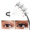 Z LRAQI BEAUTY Magnetic False Eyelashes Natural Looking False Lashes Fake Eyelashes with Curler for Eye Makeup No Glue