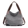 2025 Women's Casual Solid Color Canvas Crossbody Handbag – Fashionable and Versatile for Europe and America.