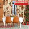 Flat Printing Gingerbread Joy Chic Curtain Cloth Yarn Curtains Holiday Use Bedroom Living Room Office Teens Set Of 2 Made Polyester Washable Area