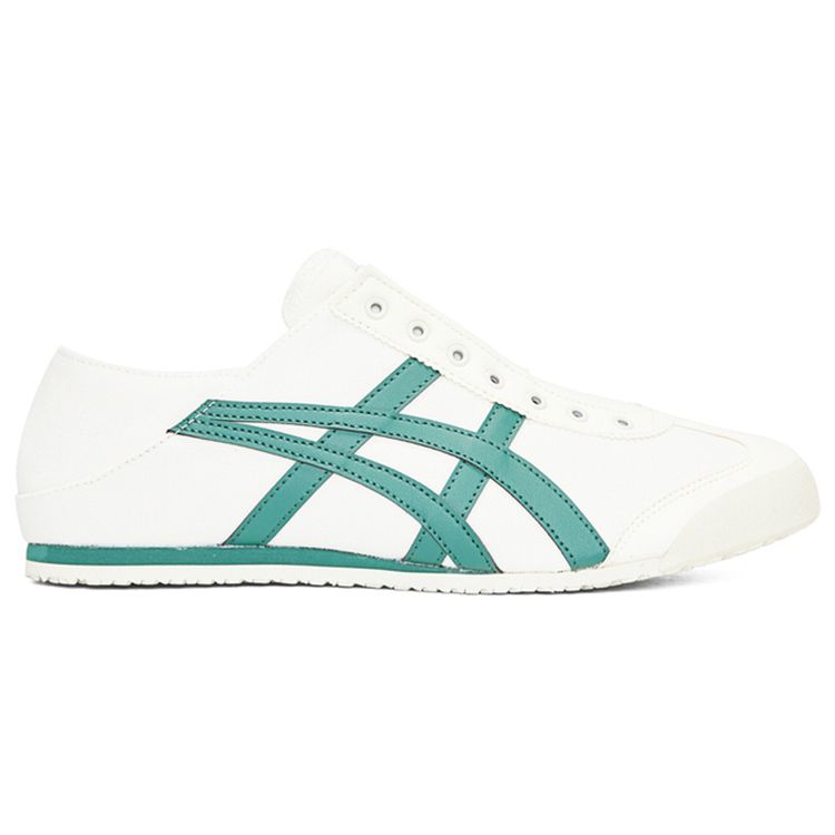 Onitsuka Tiger Mexico 66 Retro Lightweight Durable Low-Top Casual Running Shoes Unisex sneaker White Green 1183C075-101