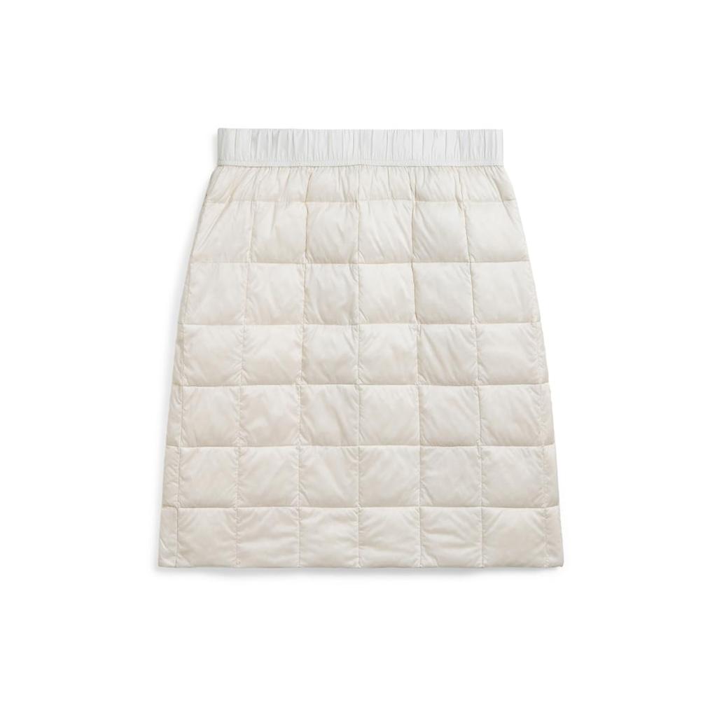 Taion Basic Down Skirt Size M Women's W150RS, Off-White,