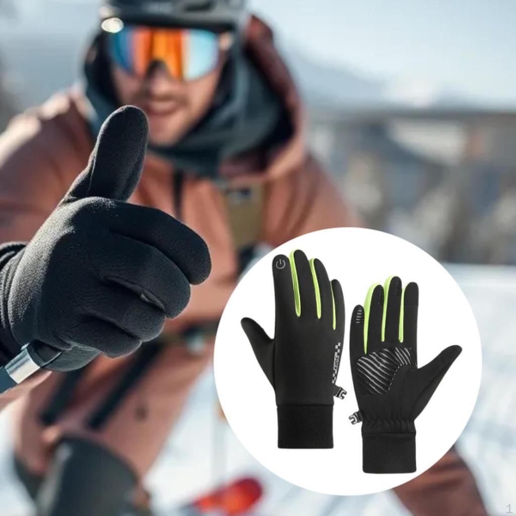 Kids Winter Gloves Cycling Touch Screen Mittens Lightweight Gift Ski for Running